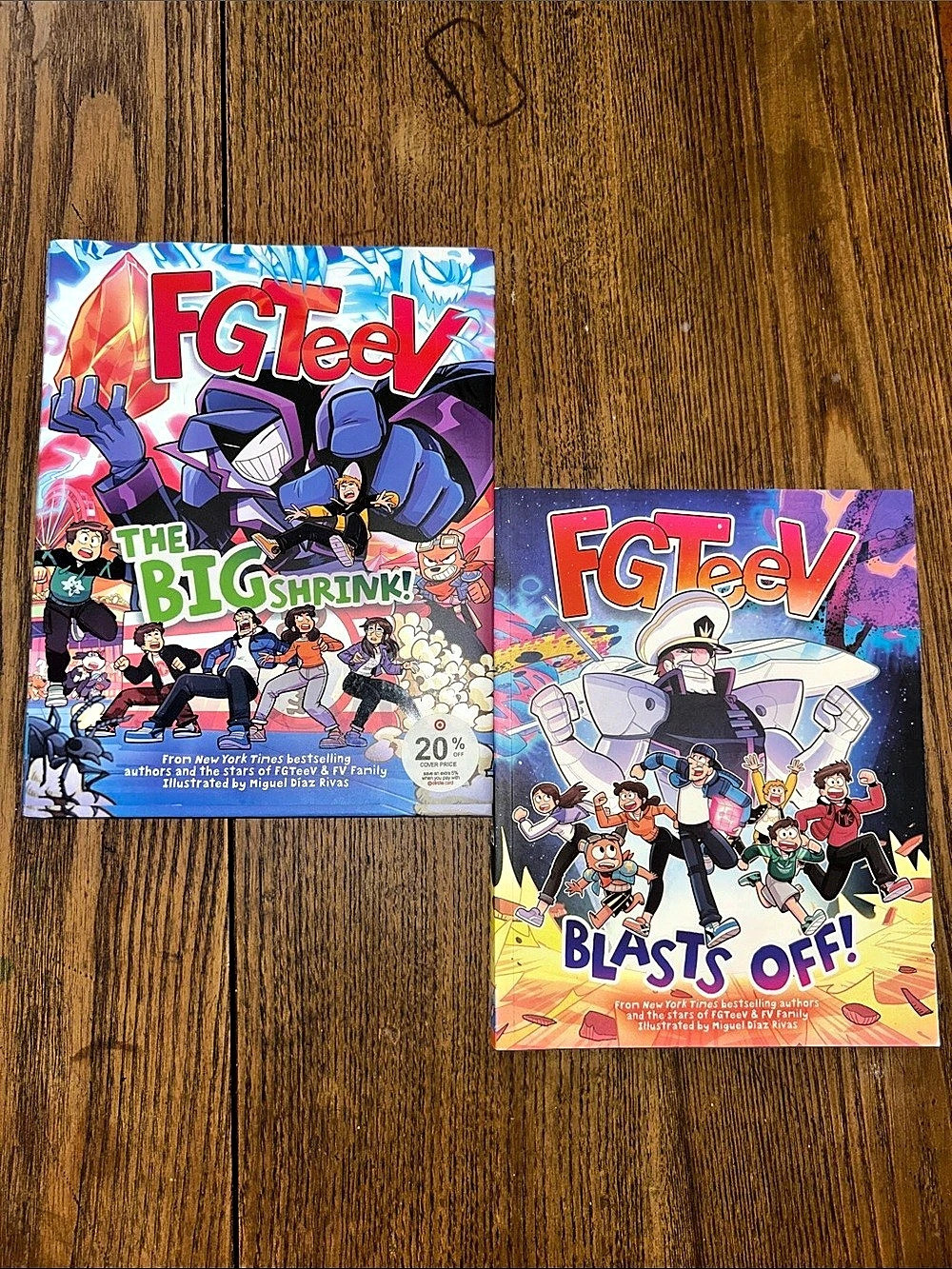 HarperAlley FGTeeV Graphic Novel Series 💥 Big Shrink & Blasts Off 🚀